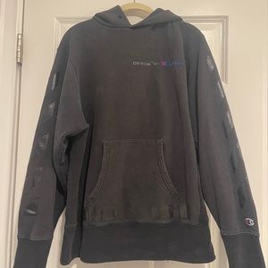 Offwhite X Champion Hoodie